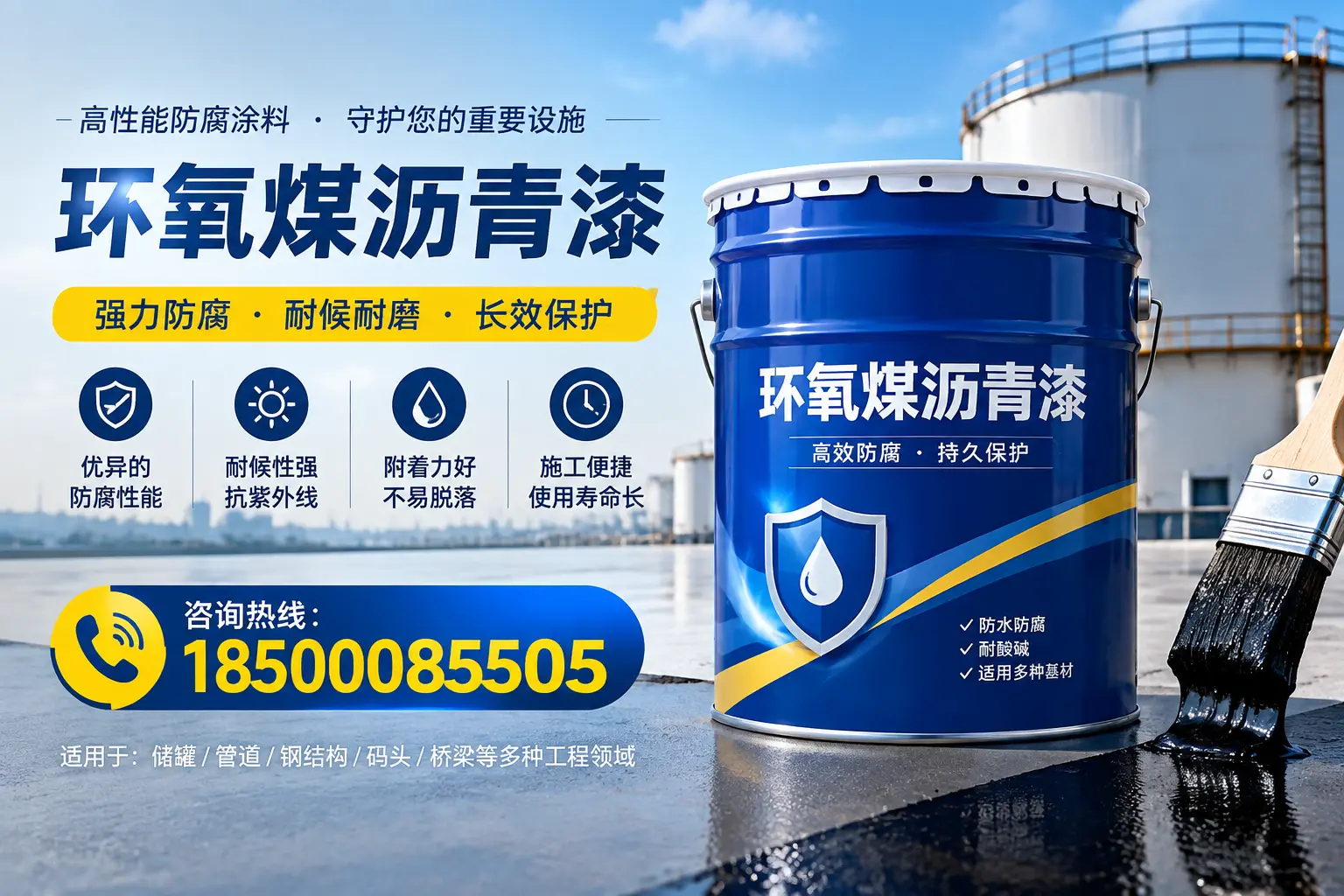 环氧煤沥青漆施工注意事项，确保景德镇项目顺利进行